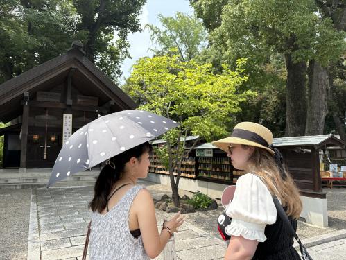 県立女子大学交流2の写真