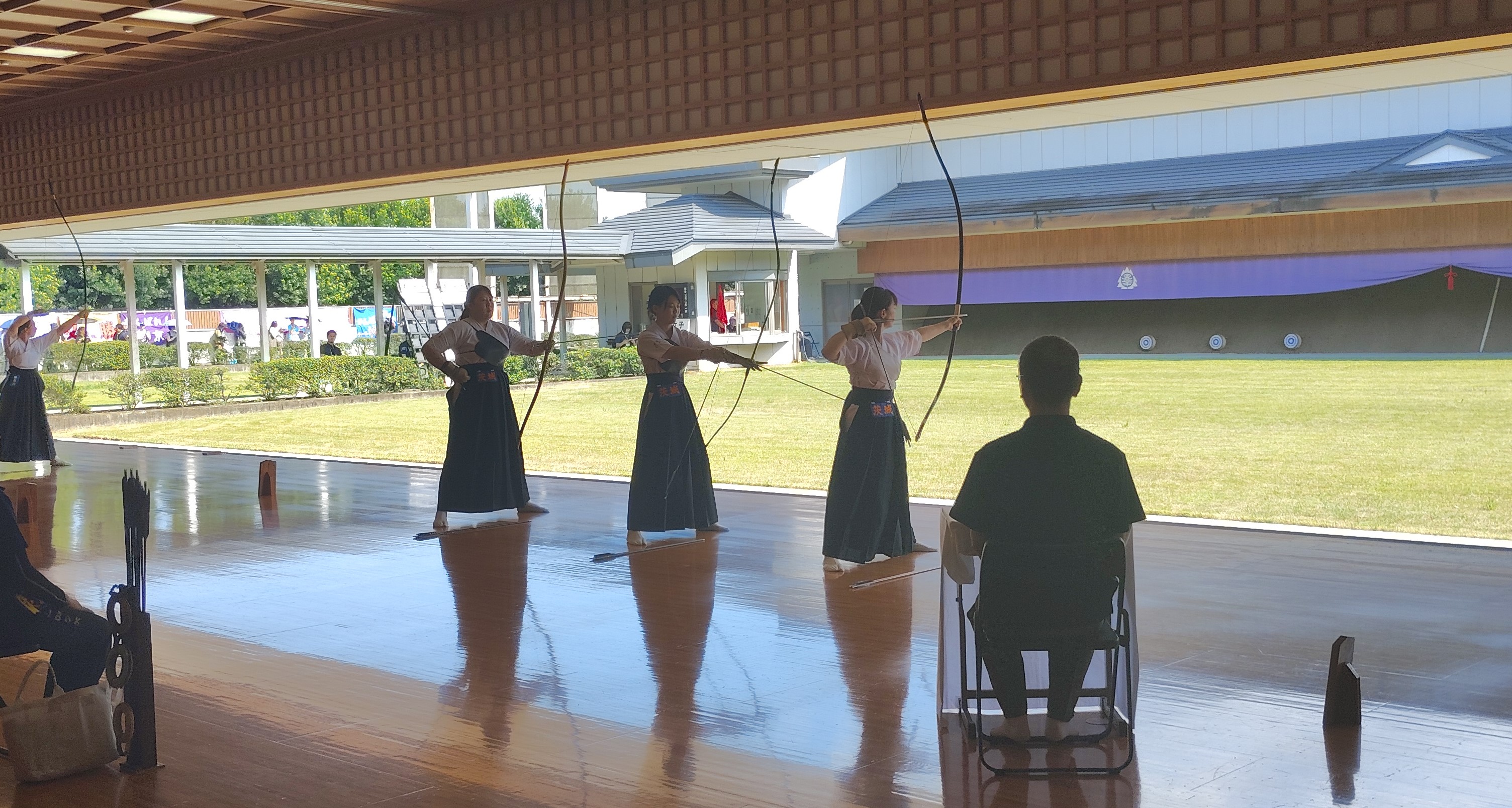 弓道競技時の写真