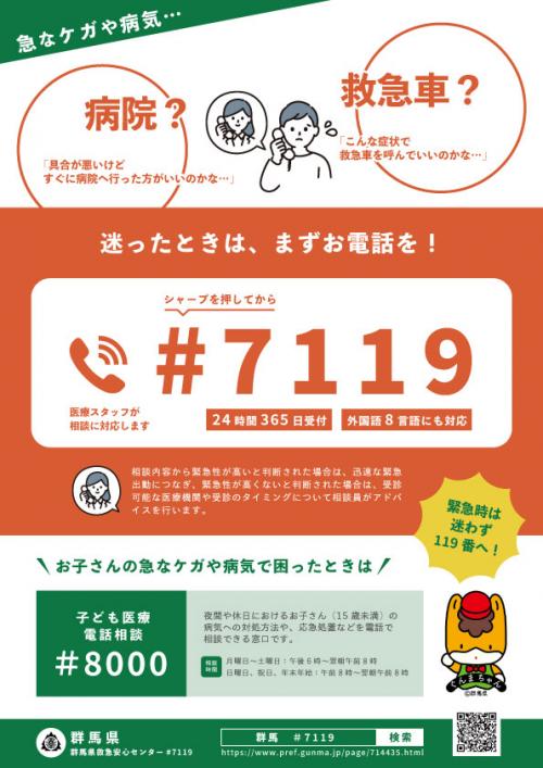#7119のチラシ