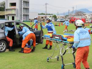 救急実技訓練の写真