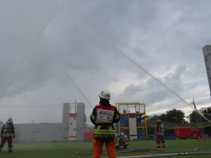 震災想定訓練の写真