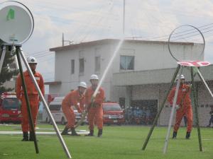 ポンプ操法の写真