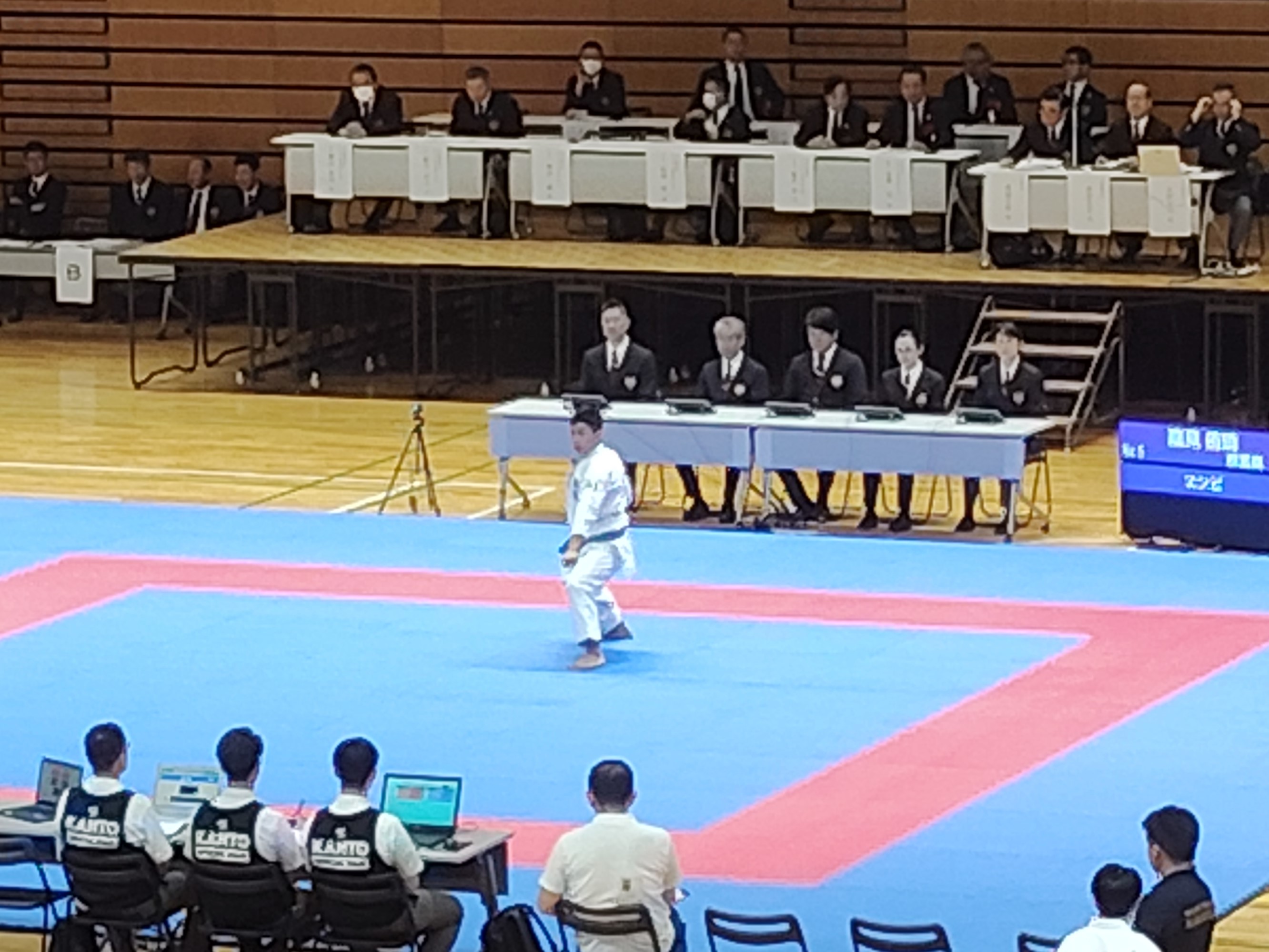 空手の競技時の写真