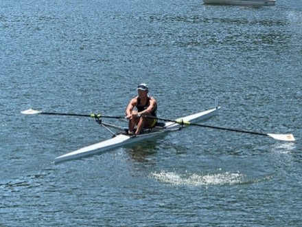 ローイングの競技時の写真