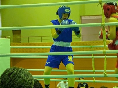 ボクシングの競技時の写真