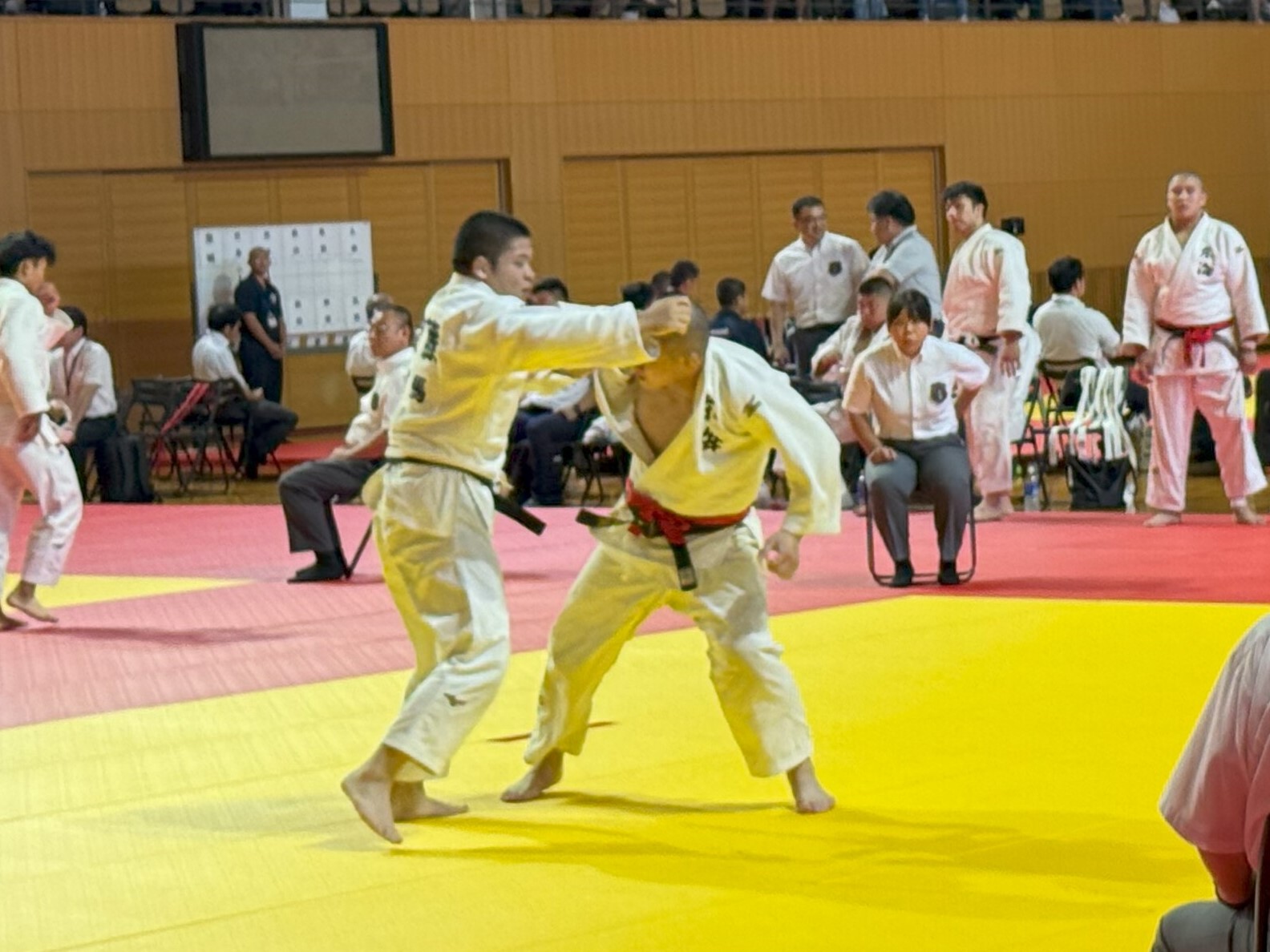 柔道の競技時の写真