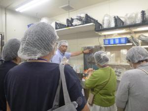 バックヤード見学の写真