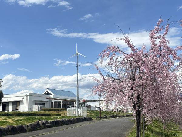 吉岡小型風力発電実証実験設備　外観写真