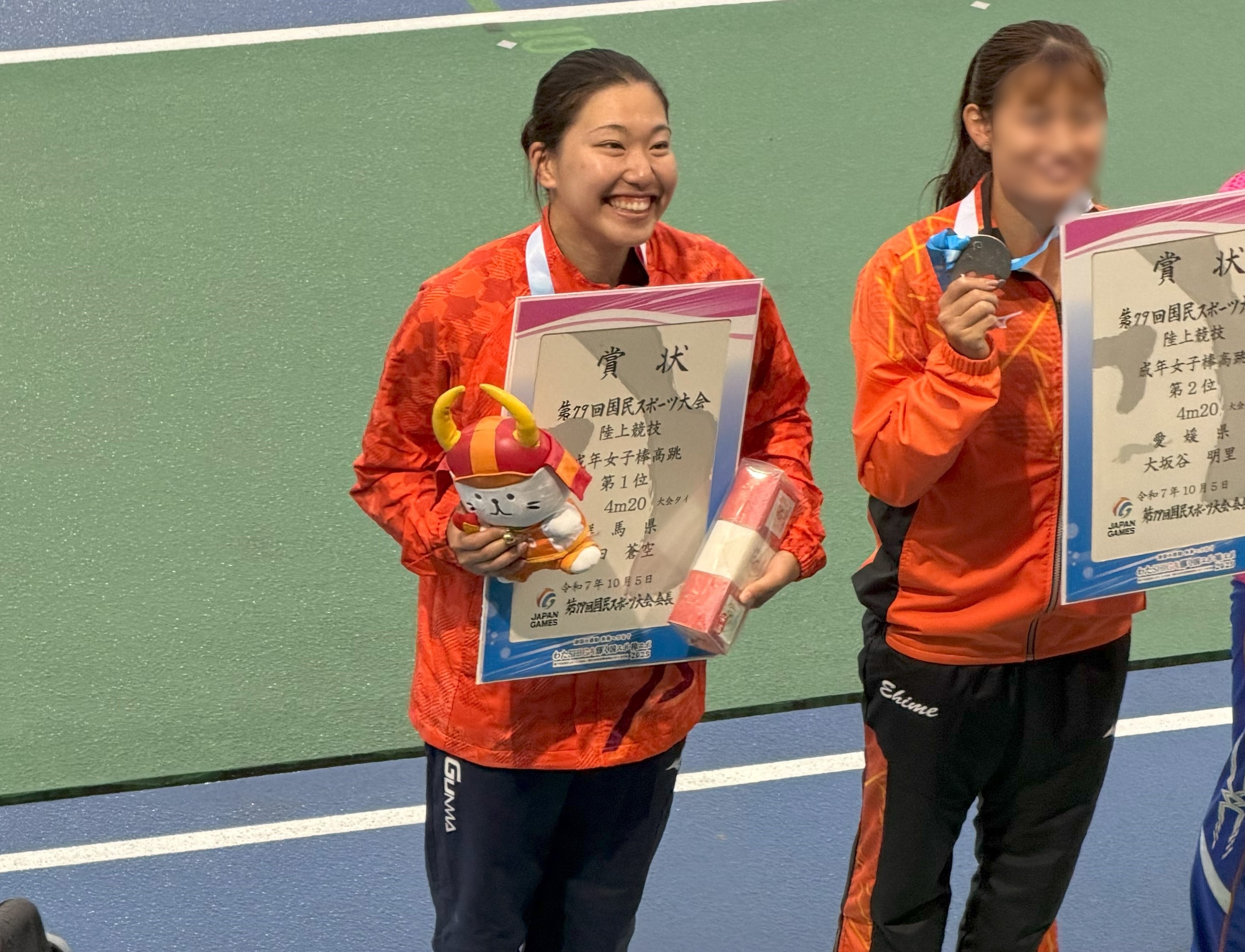 村田選手の優勝時の写真
