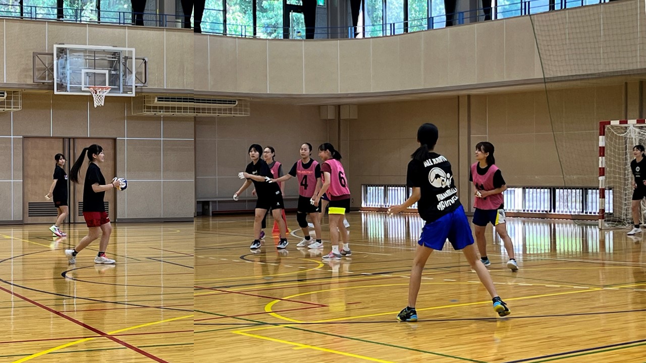 ハンドボール強化練習会の写真