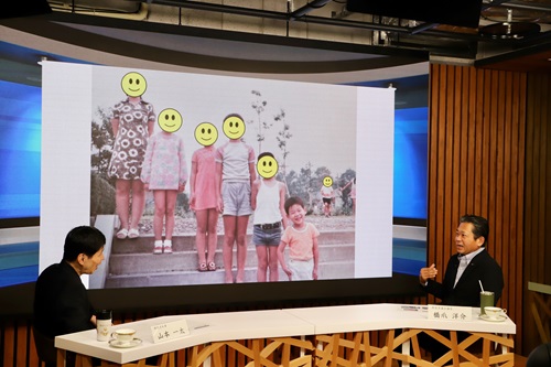 直滑降ストリーム収録風景（橋爪県議）