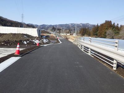 厚田側道工事完成写真