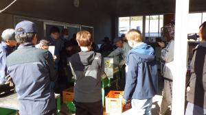 ネギ調製の様子写真