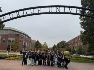 パデュー大学でのキャンパスツアーの様子写真2