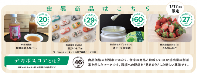 出店商品の写真