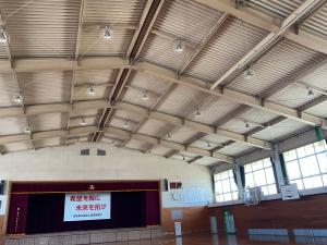 県立藤岡工業高等学校体育館長寿命化改修電気設備等工事画像
