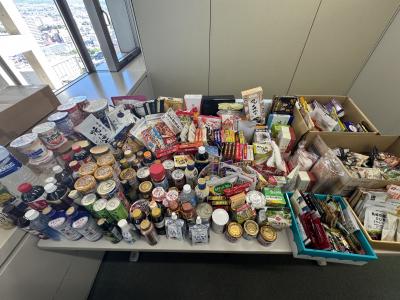 県庁フードドライブの様子