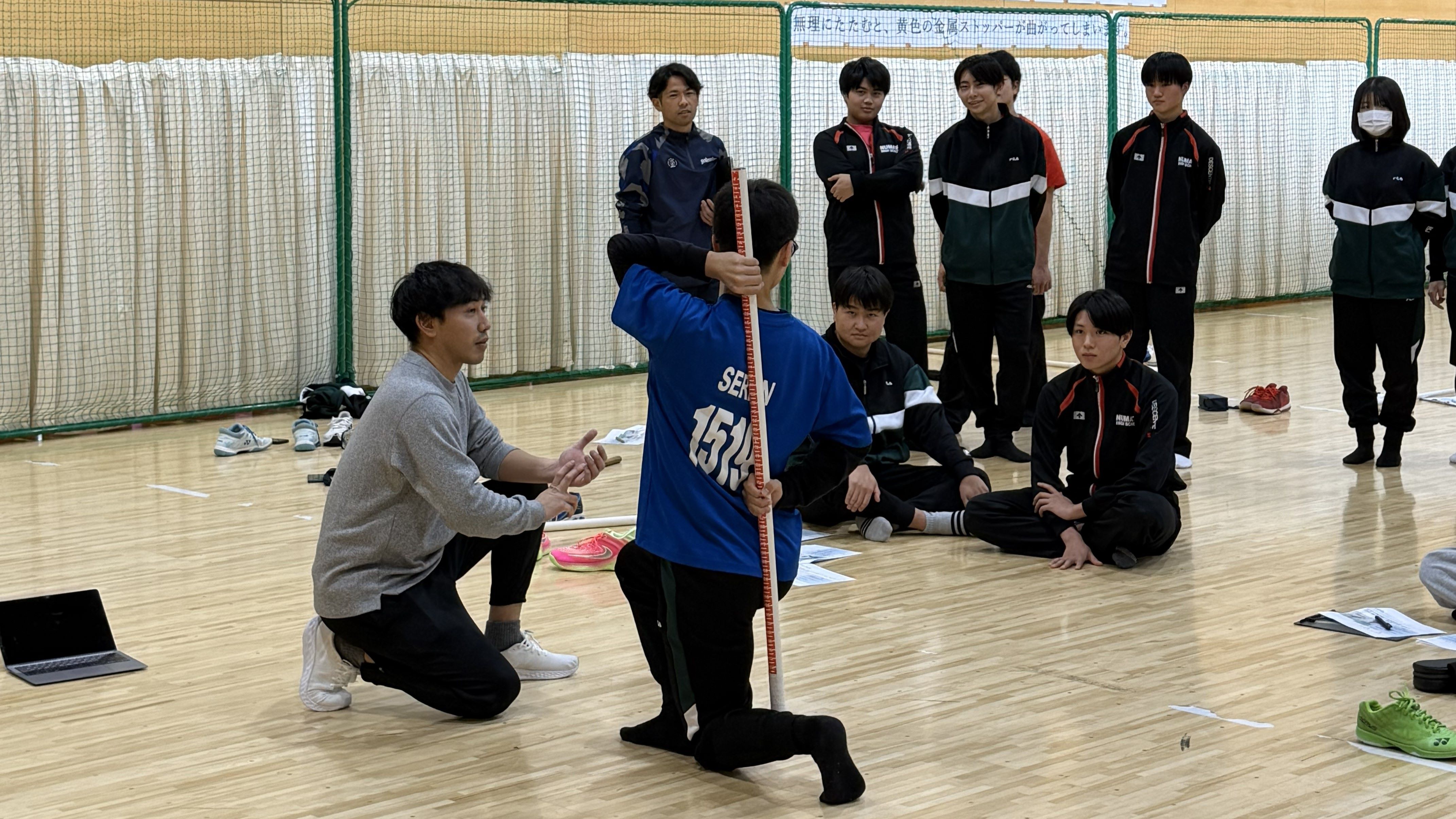 棒トレーニングの写真