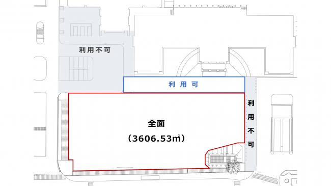 県民広場平面図