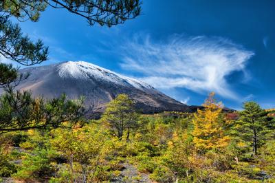 群馬県観光物産国際協会理事長賞「冠雪と雲の競演」の写真