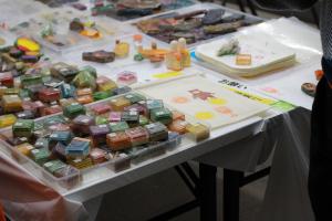 消しゴムはんこワークショップ画像