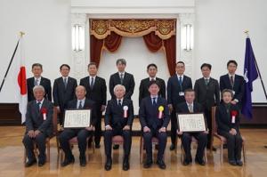 表彰式記念写真