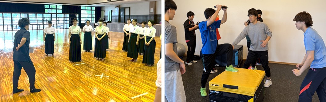 アスレチックトレーナーの活動の様子の写真