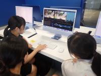 ワークショップでパソコンを使った動画編集の画像
