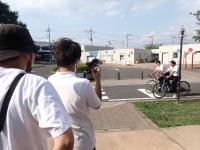 ワークショップで動画撮影をしている画像