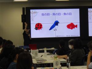 原田教授説明の写真