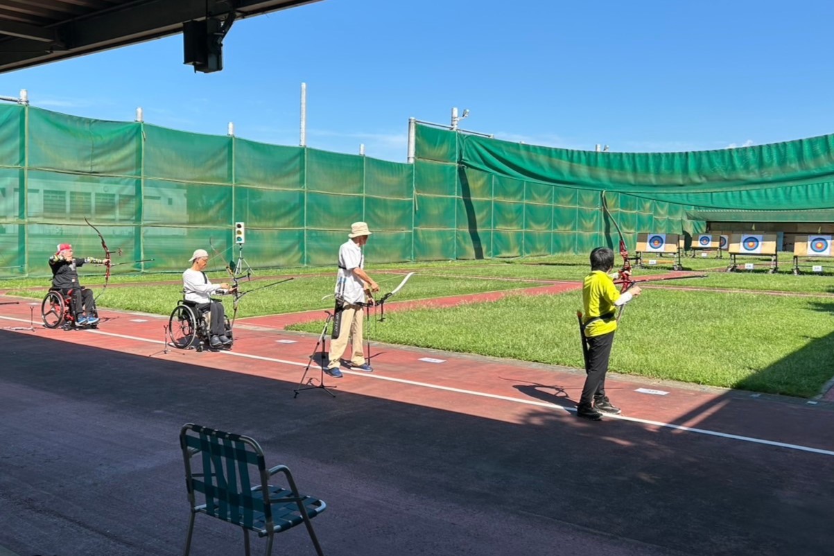 アーチェリー競技の写真