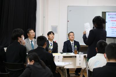 県立高崎特別支援学校生徒の感想発表の画像