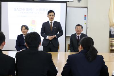 あいさつをする中島豪議員の画像