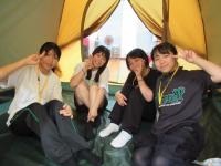 テント設営写真