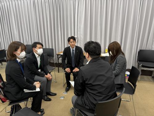 星選手のとの交流体験セッションの写真