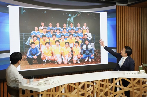 写真:山本知事と清水大樹県議