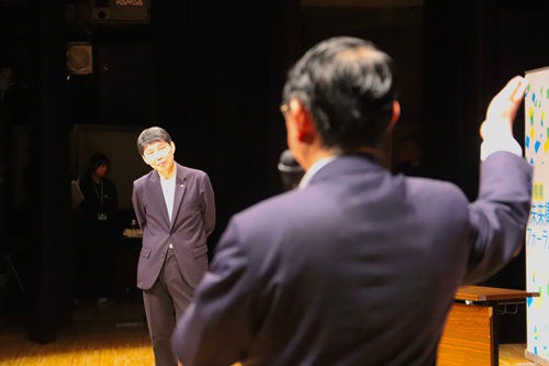 写真:山本知事と多田善洋市長