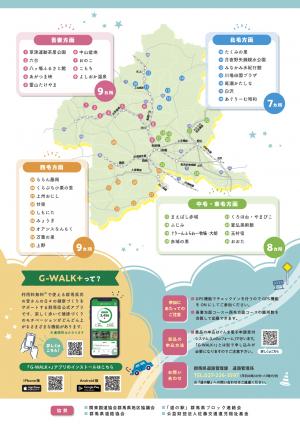 ぐんま道の駅スタンプラリー大冒険！　チラシ裏