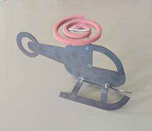 ヘリコプター型蚊取り線香立て