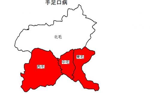 手足口病 発生状況の図