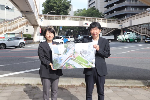 写真:山本知事と小川市長