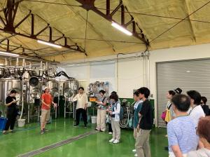 OCTONE Brewing　名胡桃工場　見学の様子の写真