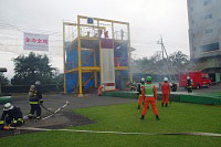 震災想定訓練の写真