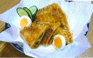 きのこと野菜たっぷりカレーパン写真