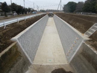 大正用水地区の改修後の写真