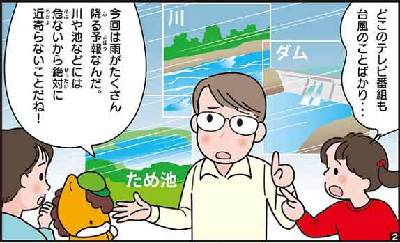 農業用ため池2コマ　画像