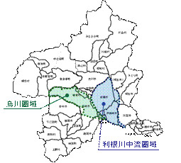 画像：圏域位置図