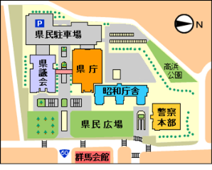 県庁内施設案内図画像